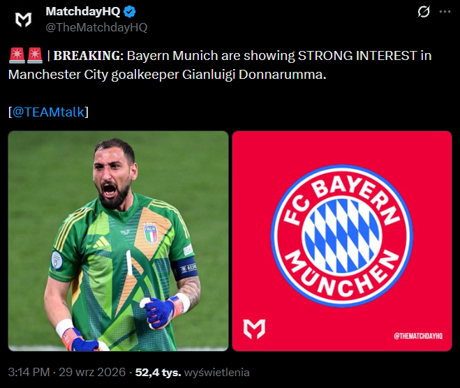 DZIEJE SIĘ! Bayern rusza po CZOŁOWEGO PIŁKARZA Manchesteru City!